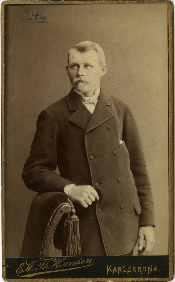 E. Engvoldsen, fører på R/S 2 'Langesund' (b.1893, Porsgrund Baadbyggeri)