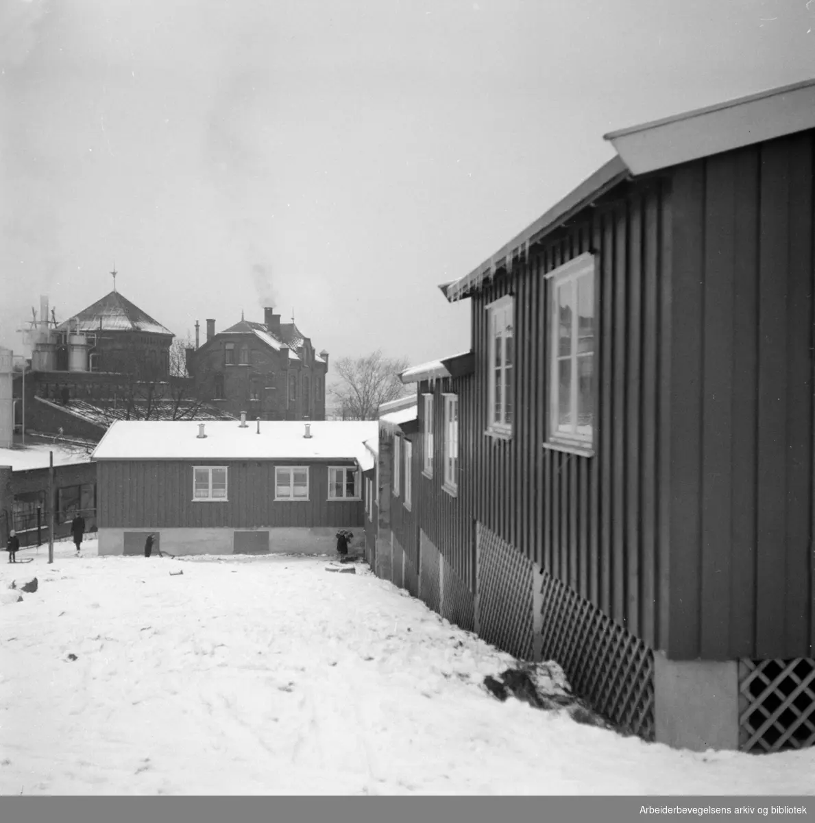 Kværner Brug. Læregutthjemmet. Januar 1952