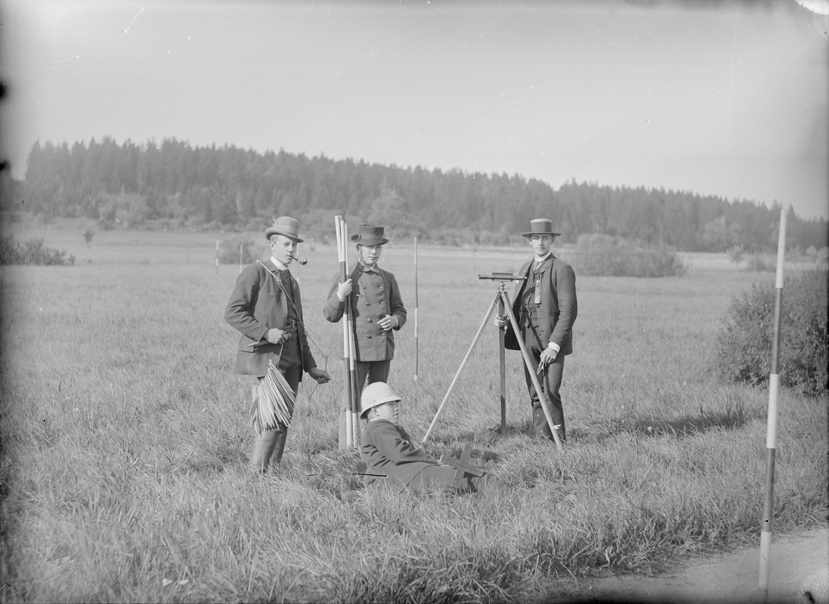 Mätlag 2 vid Ultuna lantbruksinstitut, Uppsala 1889