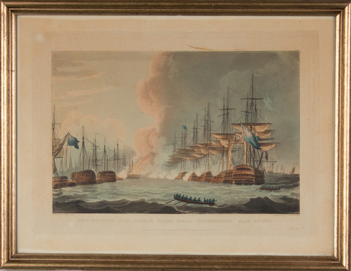 Tilintetgjøresle av den danske flåten utenfor København i 1801