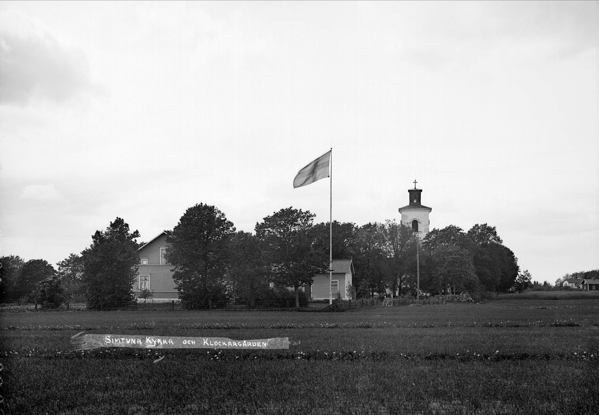 Klockargården i Simtuna, Uppland 1920