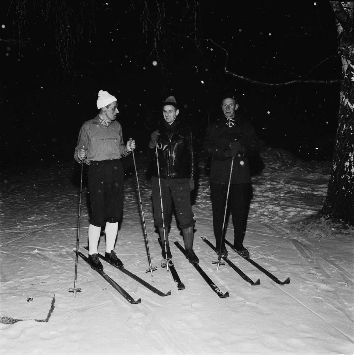 Skidåkning - "uppländsk släkttrio i Vasaloppet", Uppsala 1962