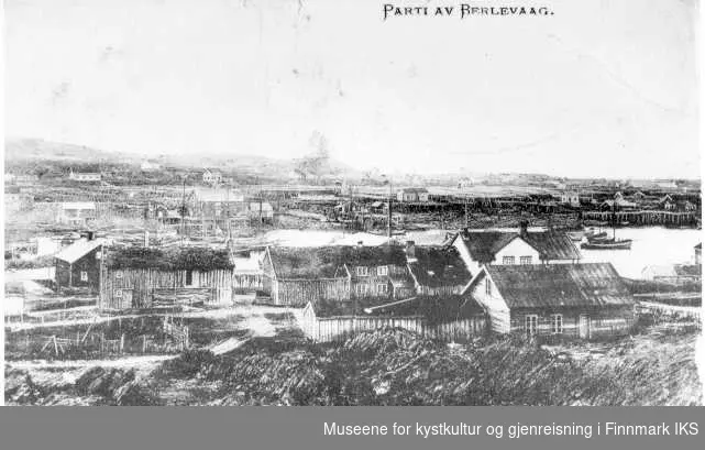 bebyggelse på østersia av Vågen - Grundthuset, 1890