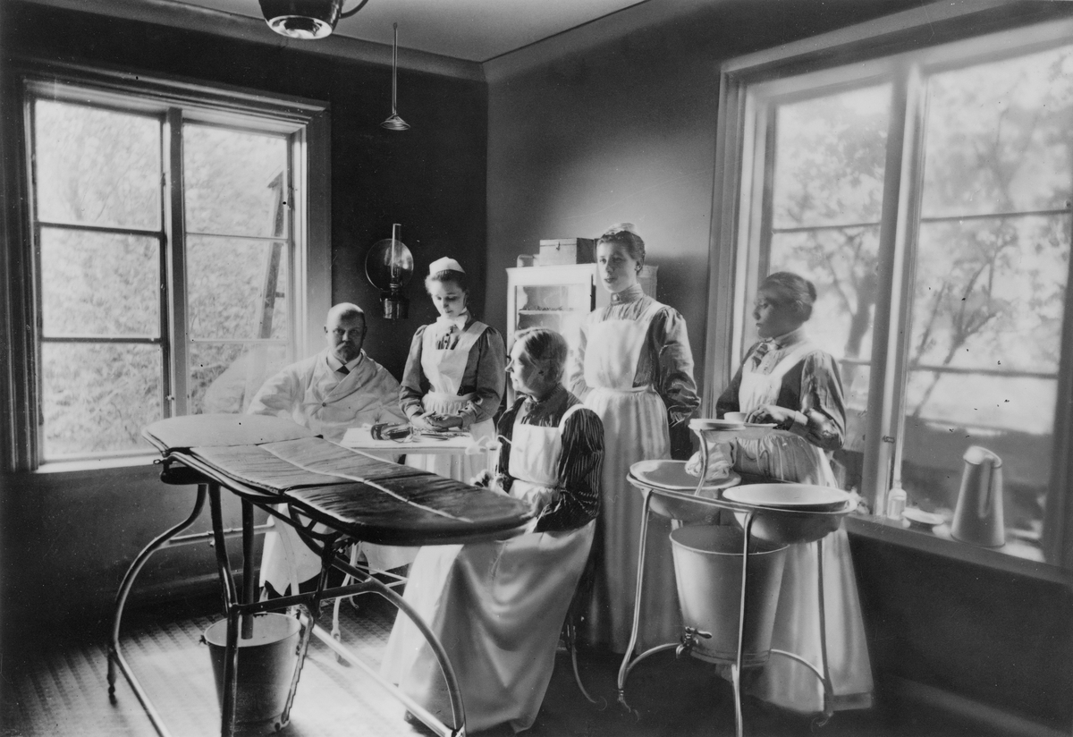 Gynekologiska avdelningen, Akademiska sjukhuset, Uppsala före 1914