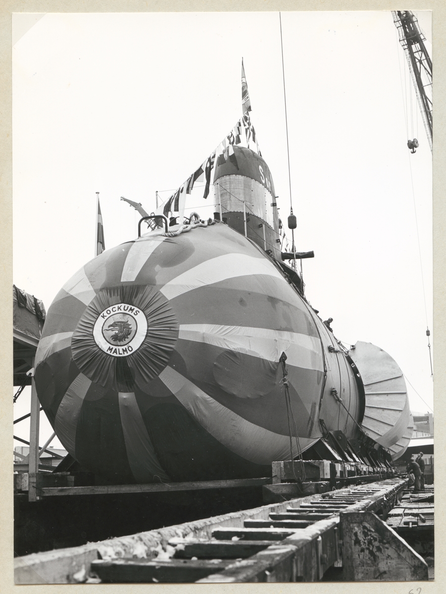 Sjöormen klar för sjösättning. 1967-01-25