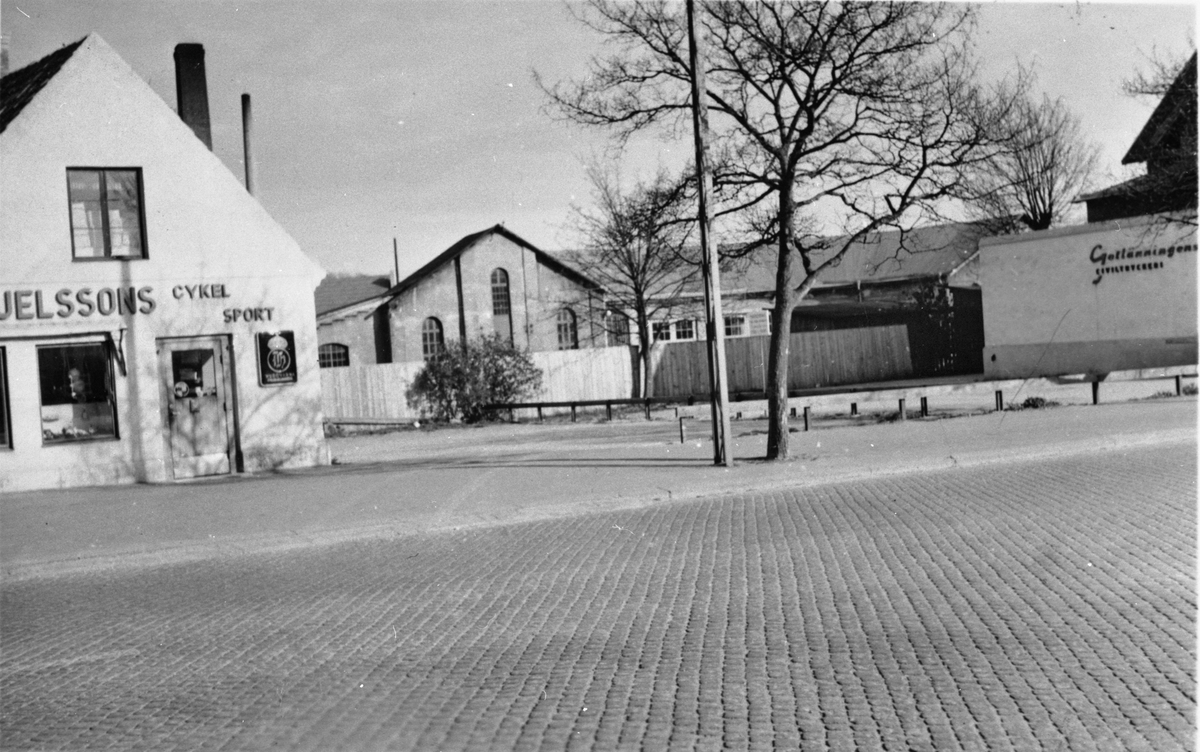Lokstall i Visby station.
