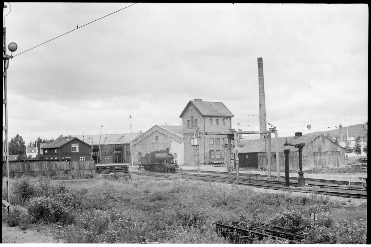 Lokstallet i Långsele. - Järnvägsmuseet / DigitaltMuseum