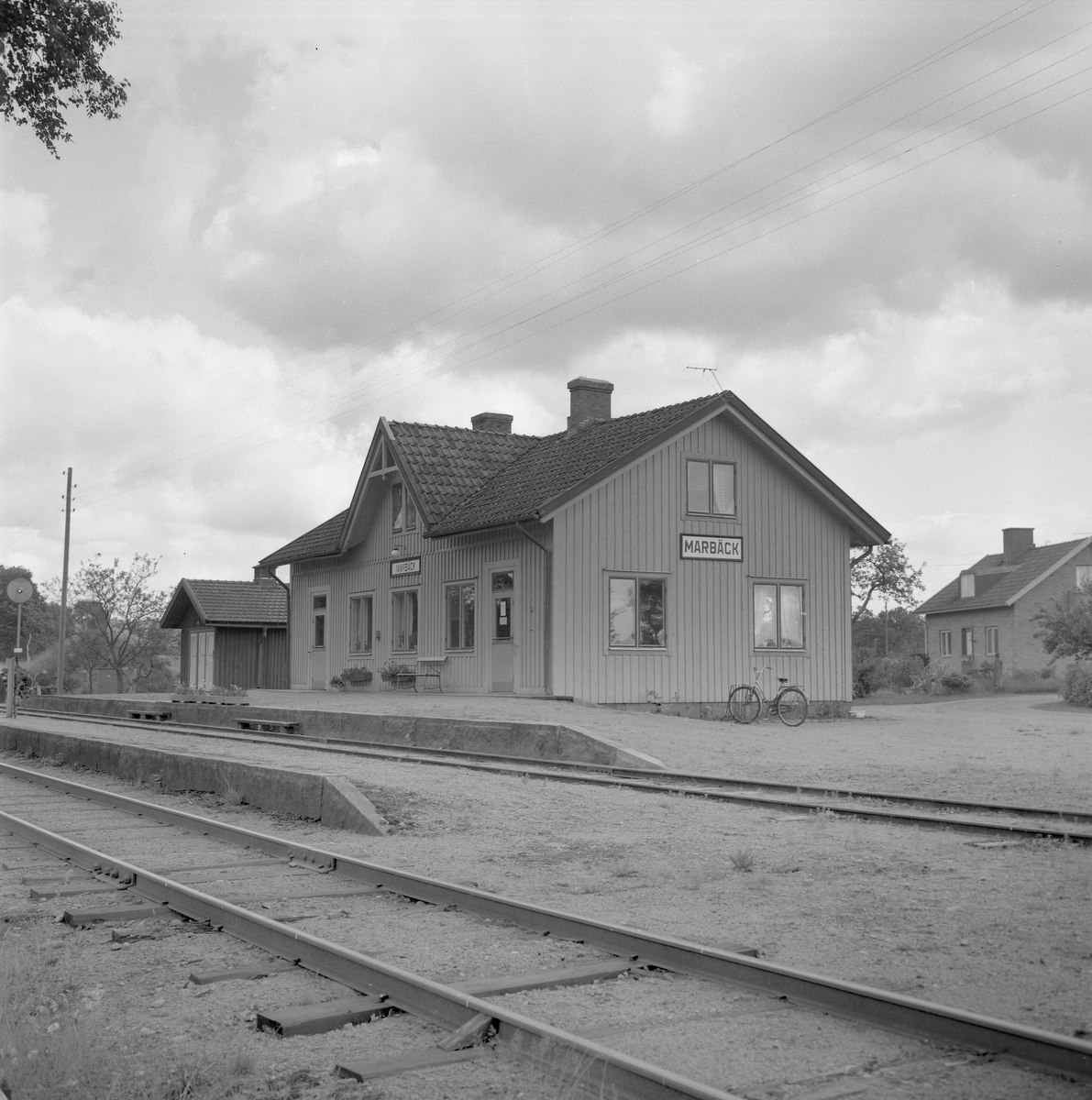 Marbäck station nedlagd 1966.
