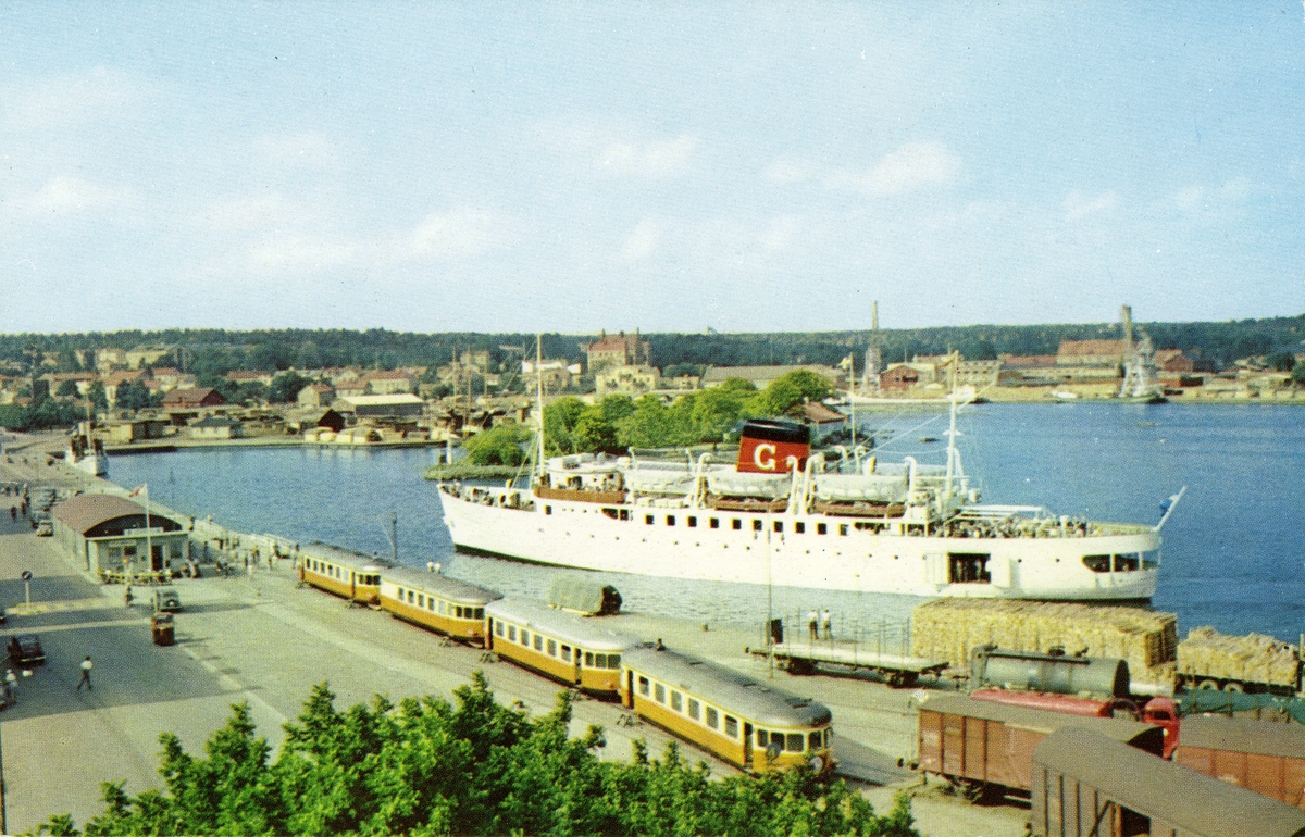 Hamnen i Oskarshamn.