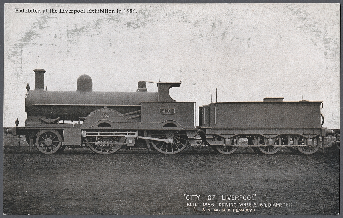 London & North Western Railway. LNWR 410 "City of Liverpool".