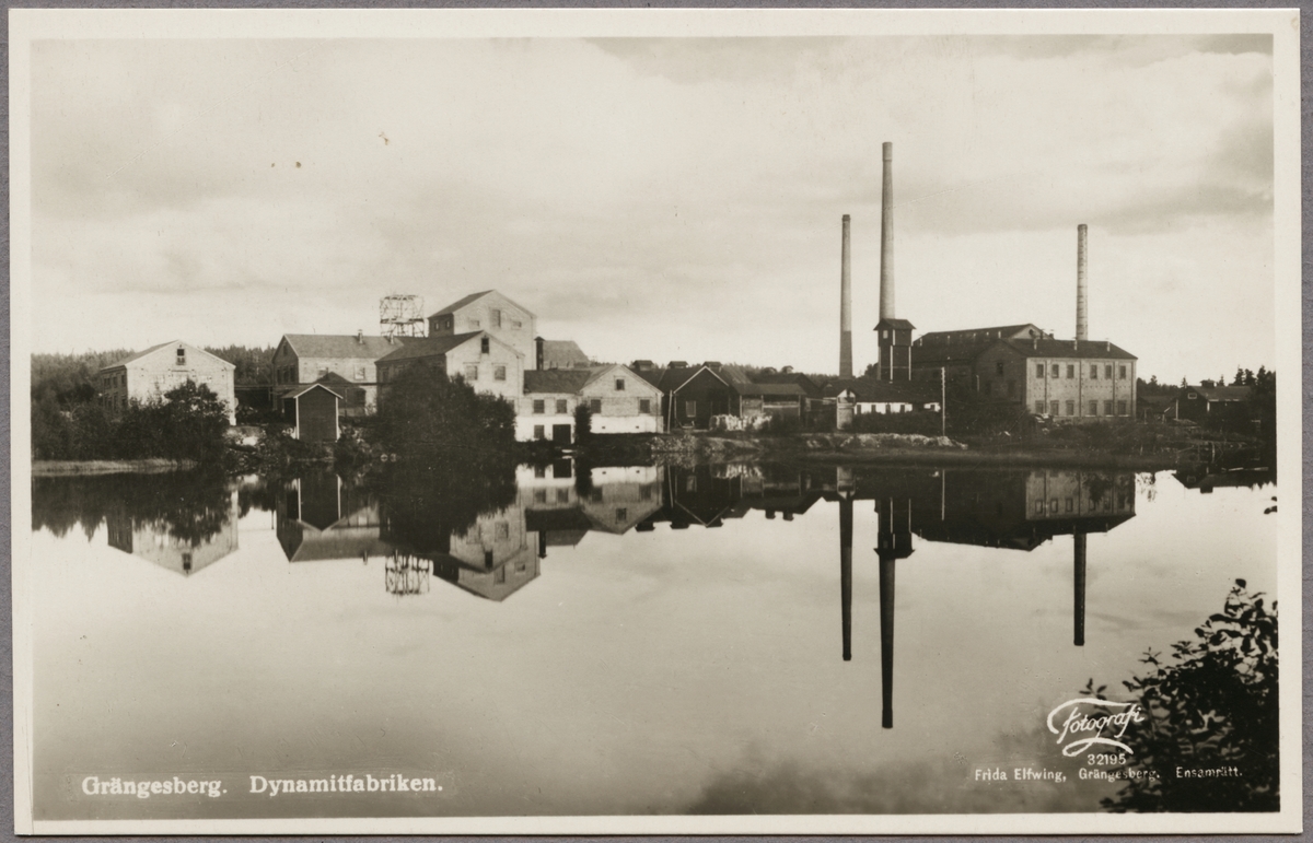 Dynamitfabriken i Grängesberg.