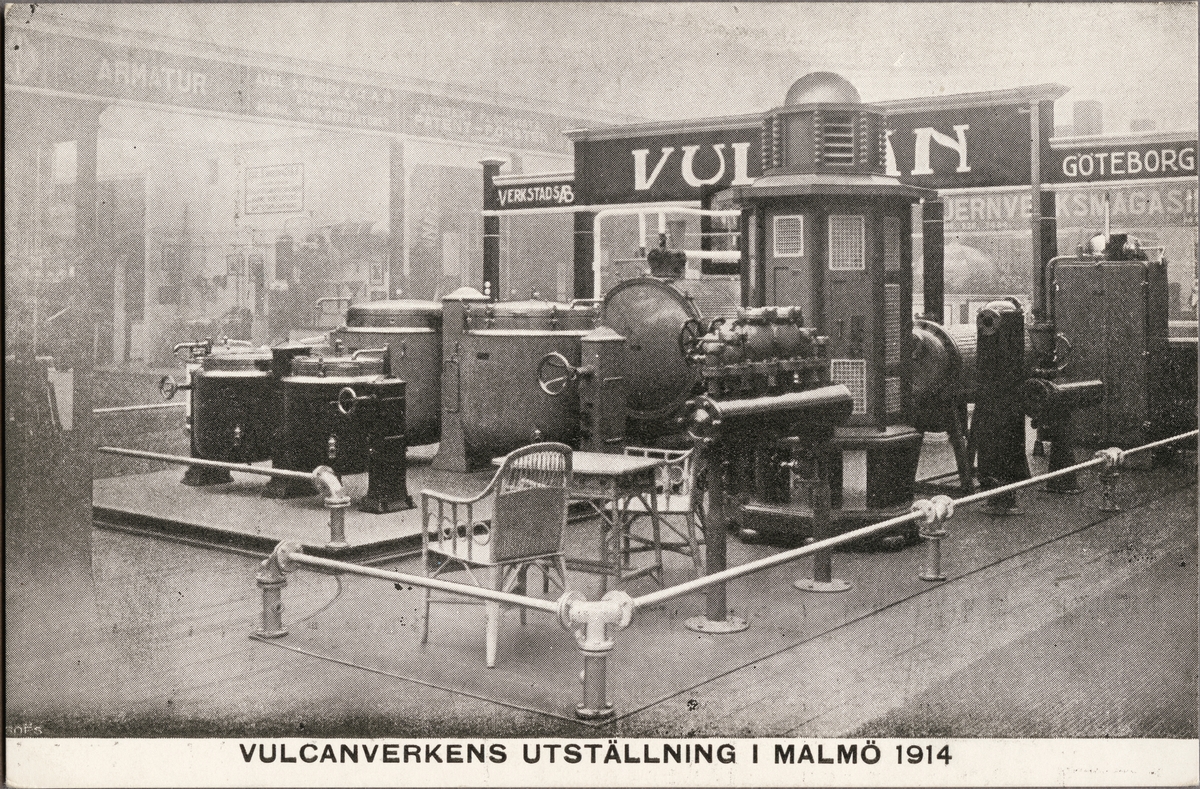 1914-års utställning vid Vulcanverken i Malmö.