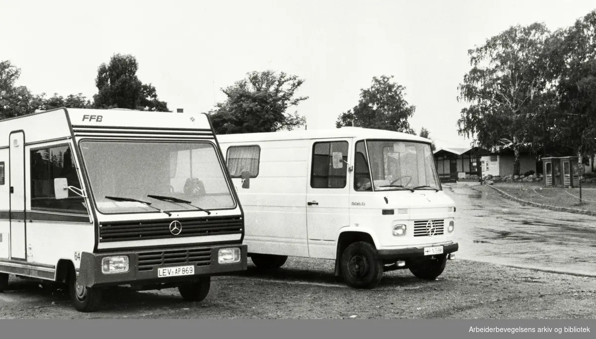 Ekeberg Camping. Sewptember 1980