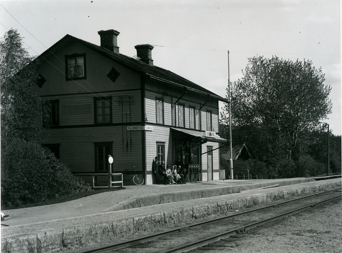 Pilgrimstad järnvägsstation.