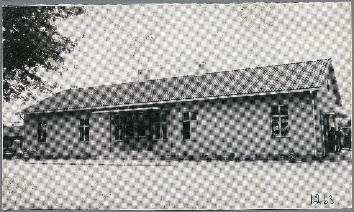 Örebro södra station, efter ombyggnaden 1943. - Järnvägsmuseet ...