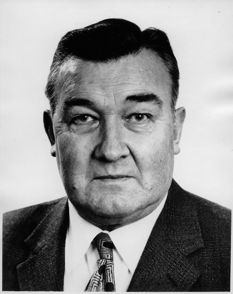 Gustaf Walter Andersson, stationsföreståndare Munkedal station 1970-1980.