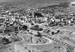 Oversikt Røros bergstad sett mot vest, med hytteplassen og k