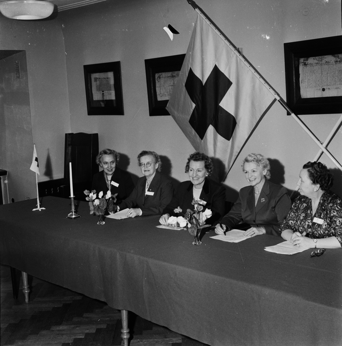 Röda Korset - konferens, Uppsala 1958