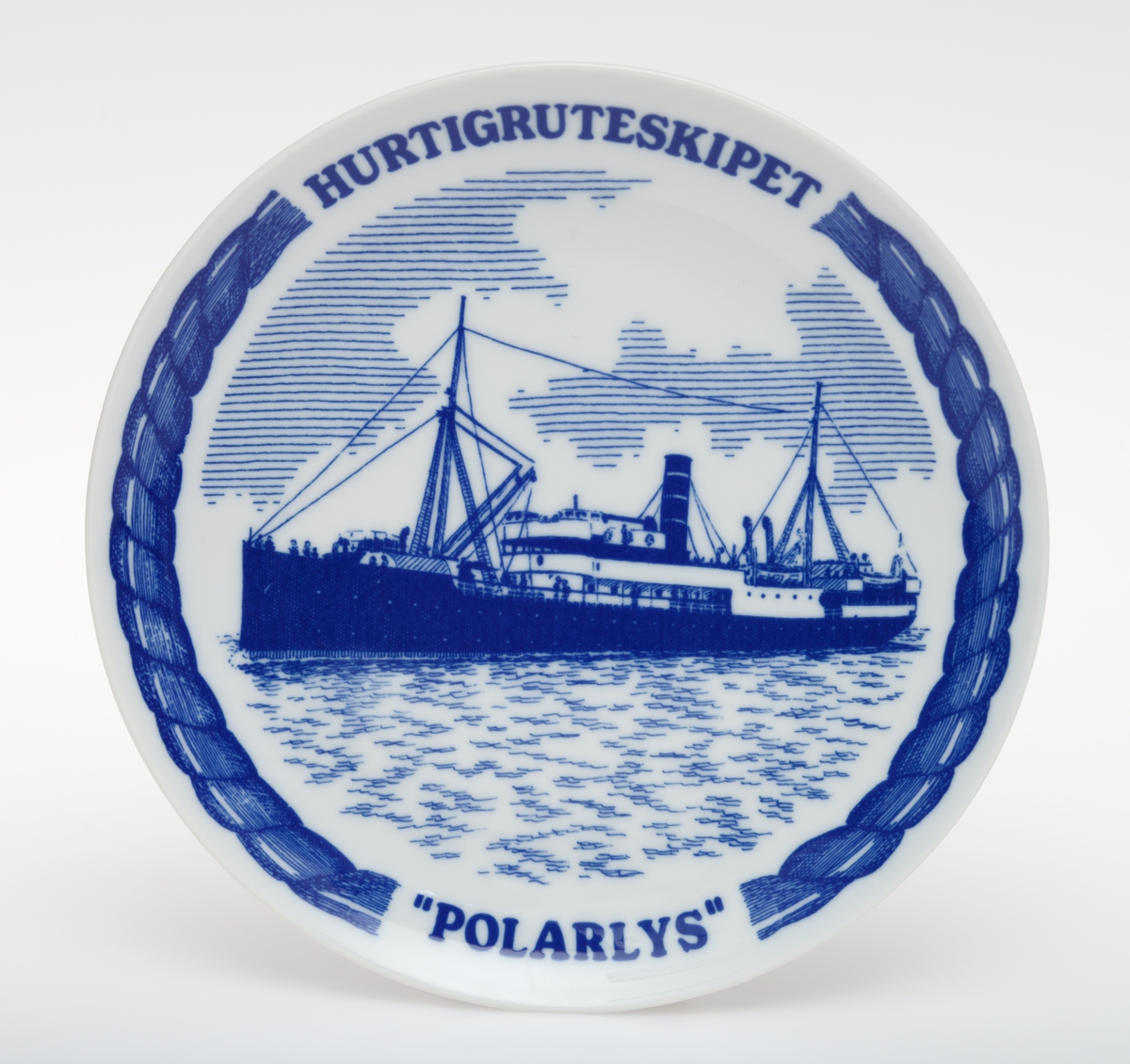 Motiv av Hurtigruten D/S Polarlys.