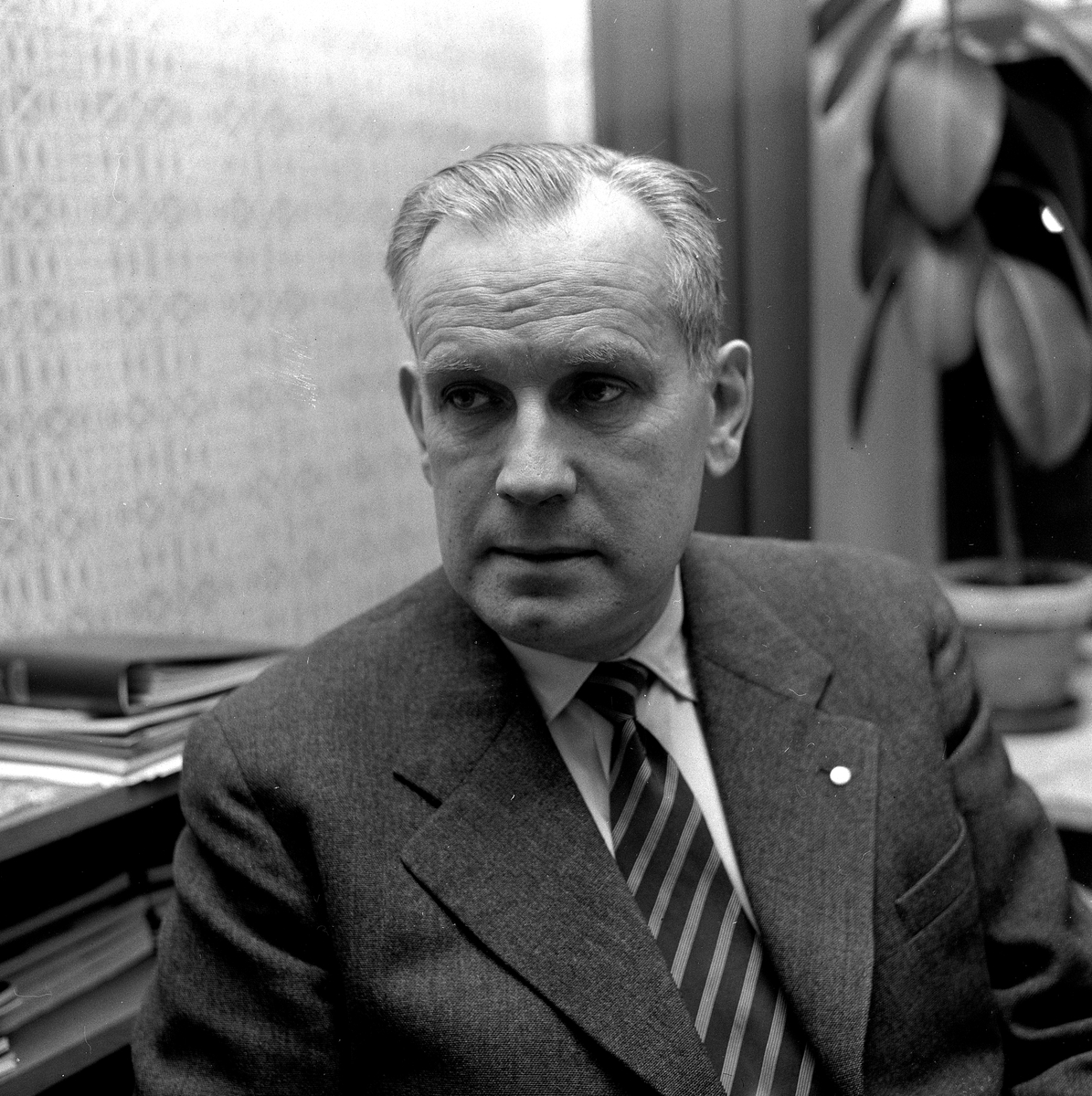 Direktör Håkan Permalm, Skofabriken Kronan.
November 1956.