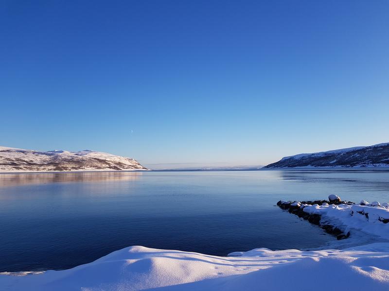 Utsikt over Olderfjord, februar 2019 (Foto/Photo)