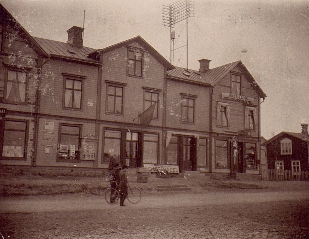 Bodens telefonnät och stationer omkr. 1900. Telegrafstationen.