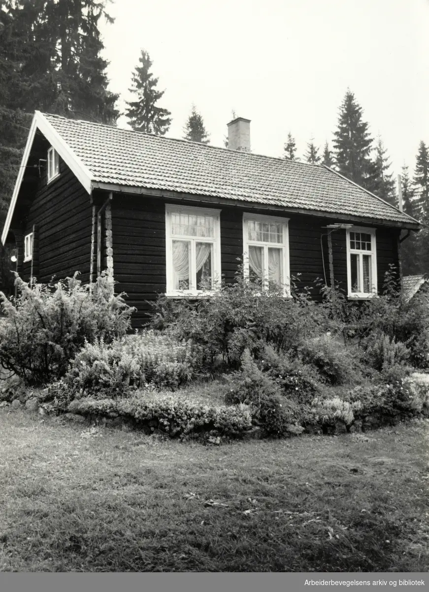 Hakloa skole i Nordmarka. 27. august 1988