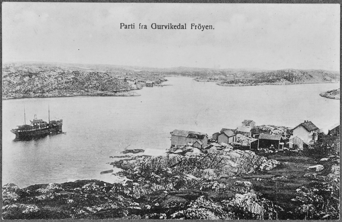 Postkort fra Gurvikedal, Frøya.