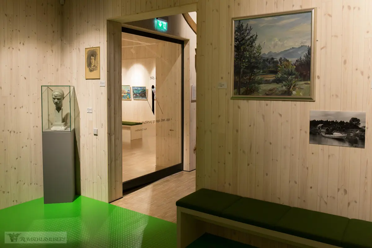 Schwitters-hytta i "Krona" på Romsdalsmuseet.