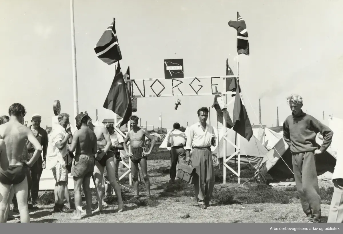 Nordisk Leir 1955. AUF