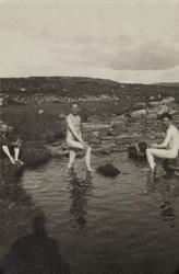 Fjelltur på Hardangervidda, sommeren 1918. Martin Tranmæl og