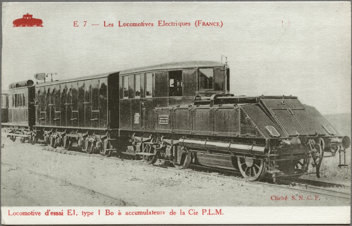 Prototyp Compagnie des Chemins de fer de Paris à Lyon et à la Méditerranée, PLM E1.