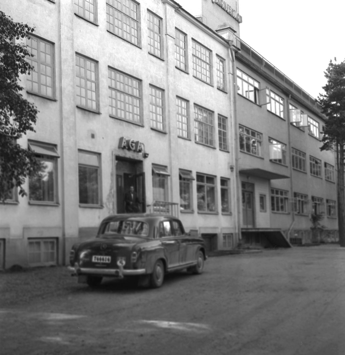Diverse bilder, 1958.
AGA Konfektion i Kumla.