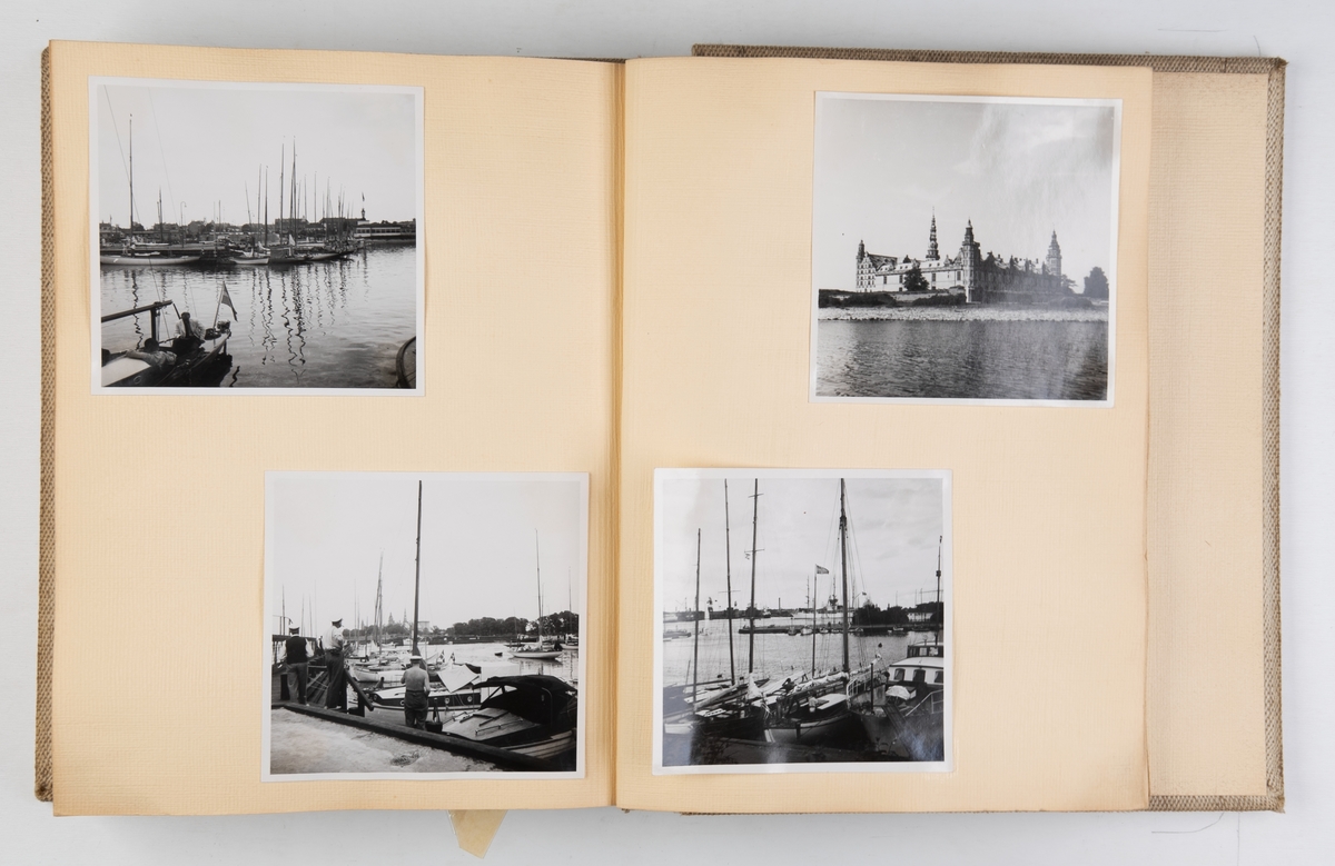Album med fotografier fra seilturer med F 26 'Draug' i Norge og utlandet.