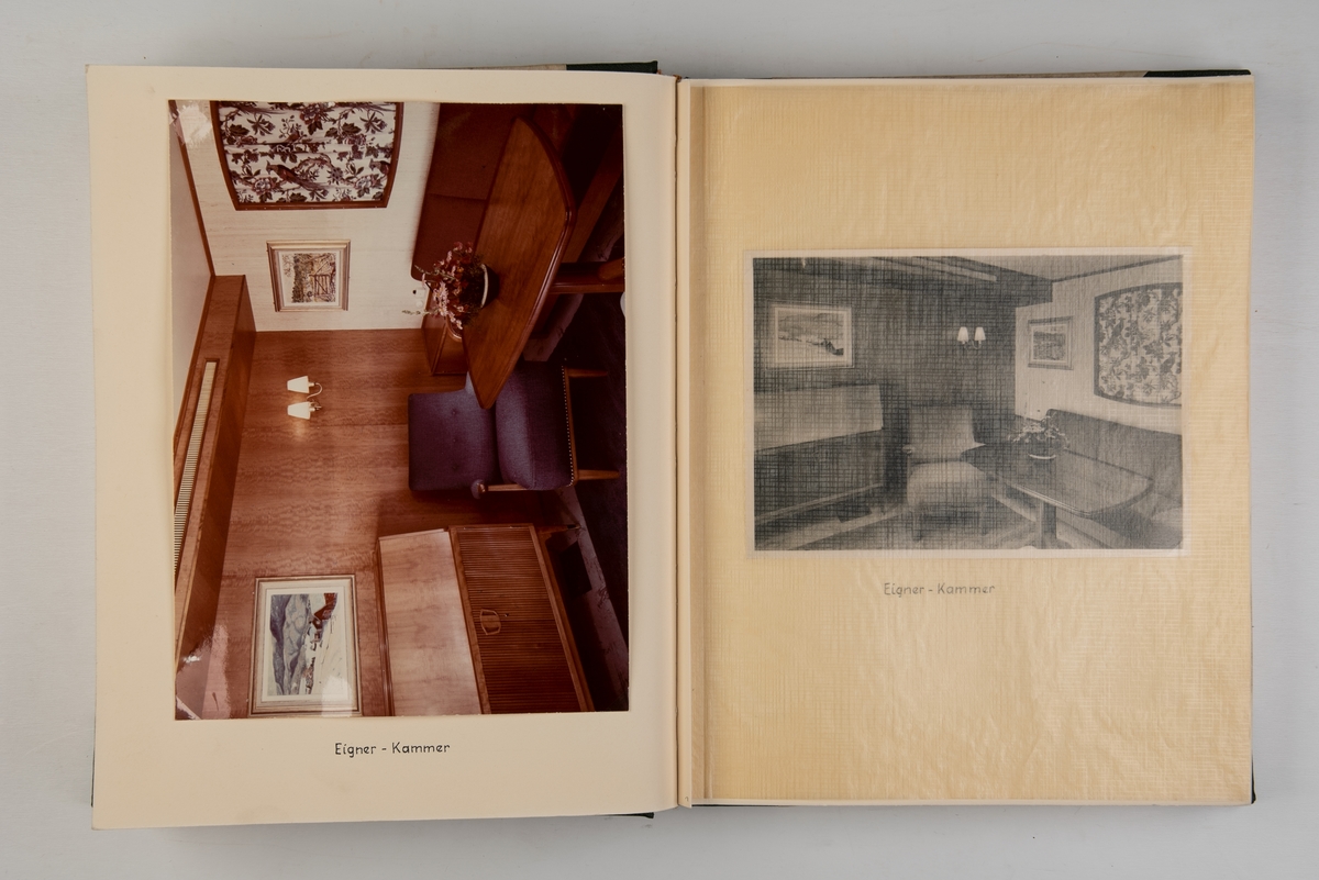 Album med fotografier fra sjøsettingen av motorskipet 'Belnor' (b.1959)