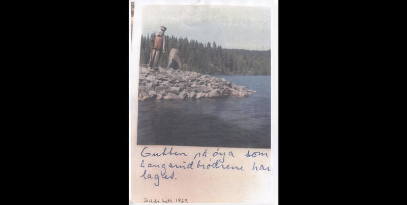 Et av postkortene som brødrene Langsrud sendte fra sine reiser.