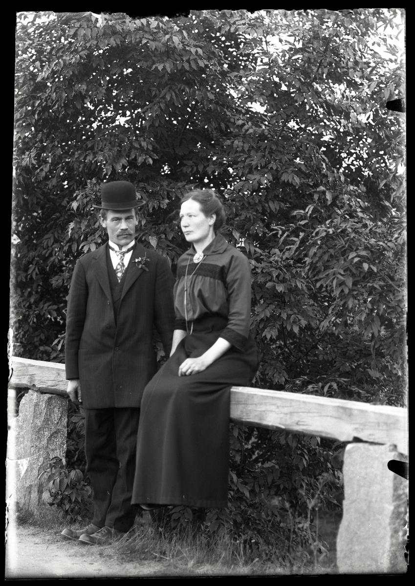 ”Smen” Gustaf och hans hustru på Gustavsberg