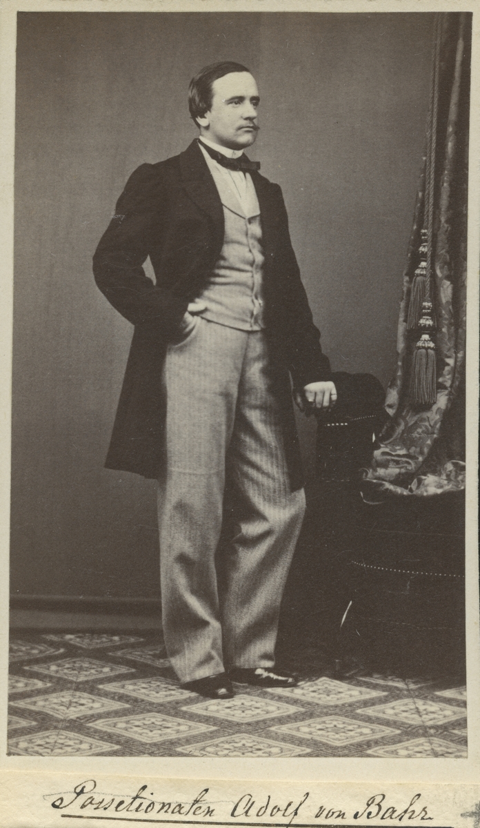 Possetionaten Adolf von Bahr. År 1864.
