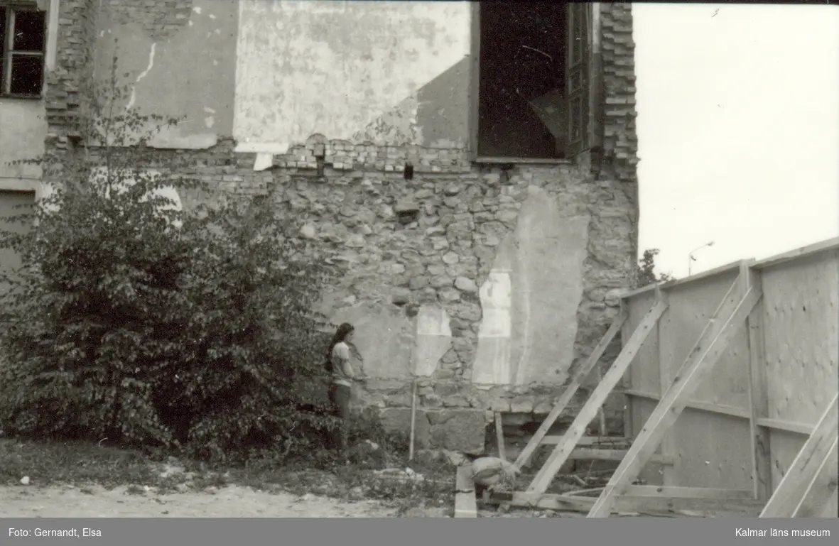 Dokumentation av bastionen Carolus Nonus, Kv Gesällen 2 i samband med ombyggnad av husvägg.