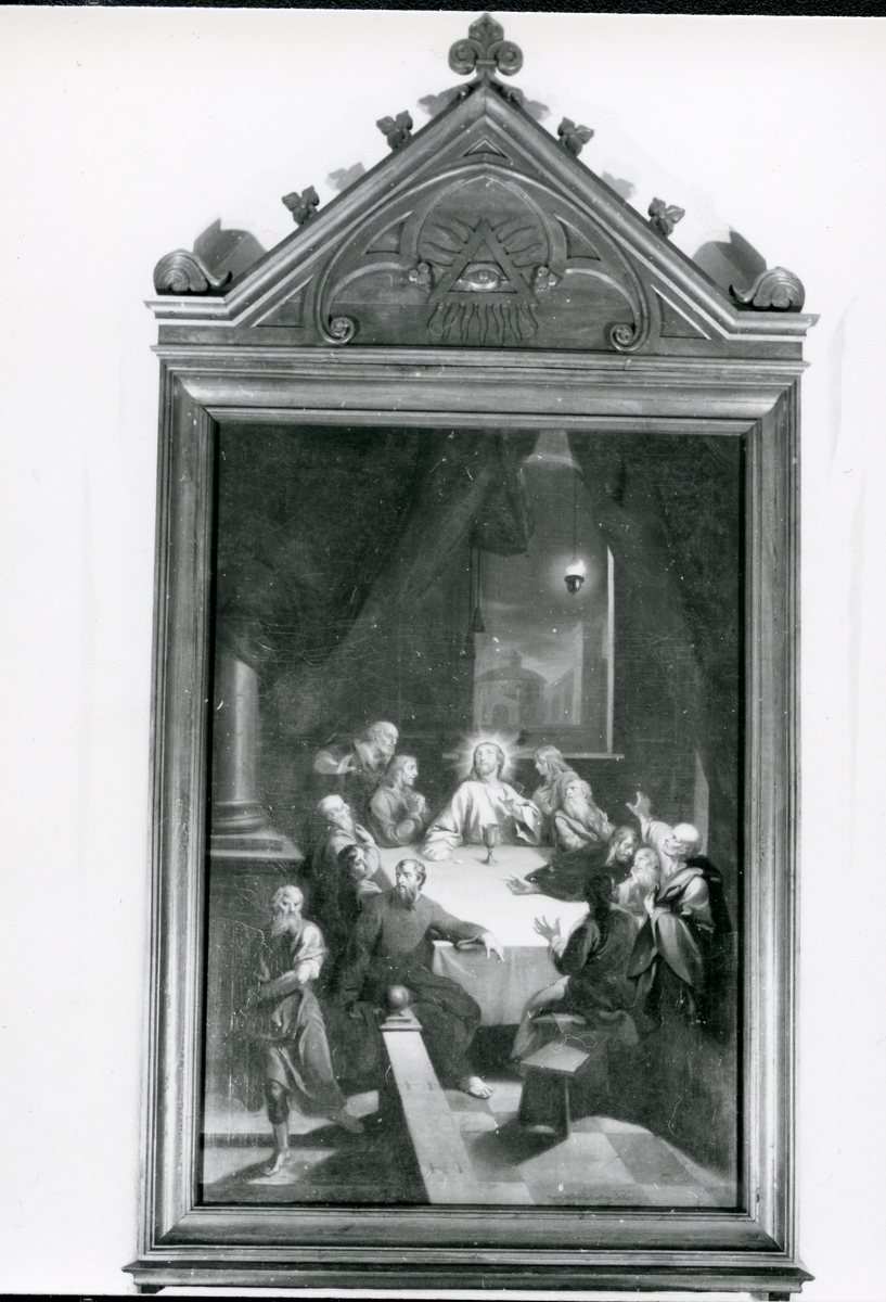 Lundby sn.
Altartavla i Lundby kyrka, föreställande Jesus och lärjungarna till bords.