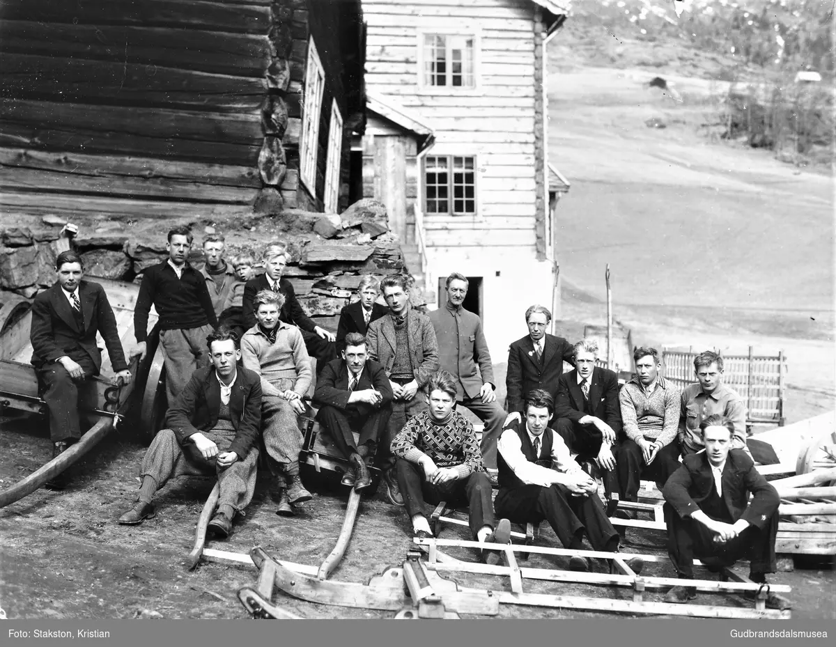 Snikkarskule i Bøverdalen ca. 1938