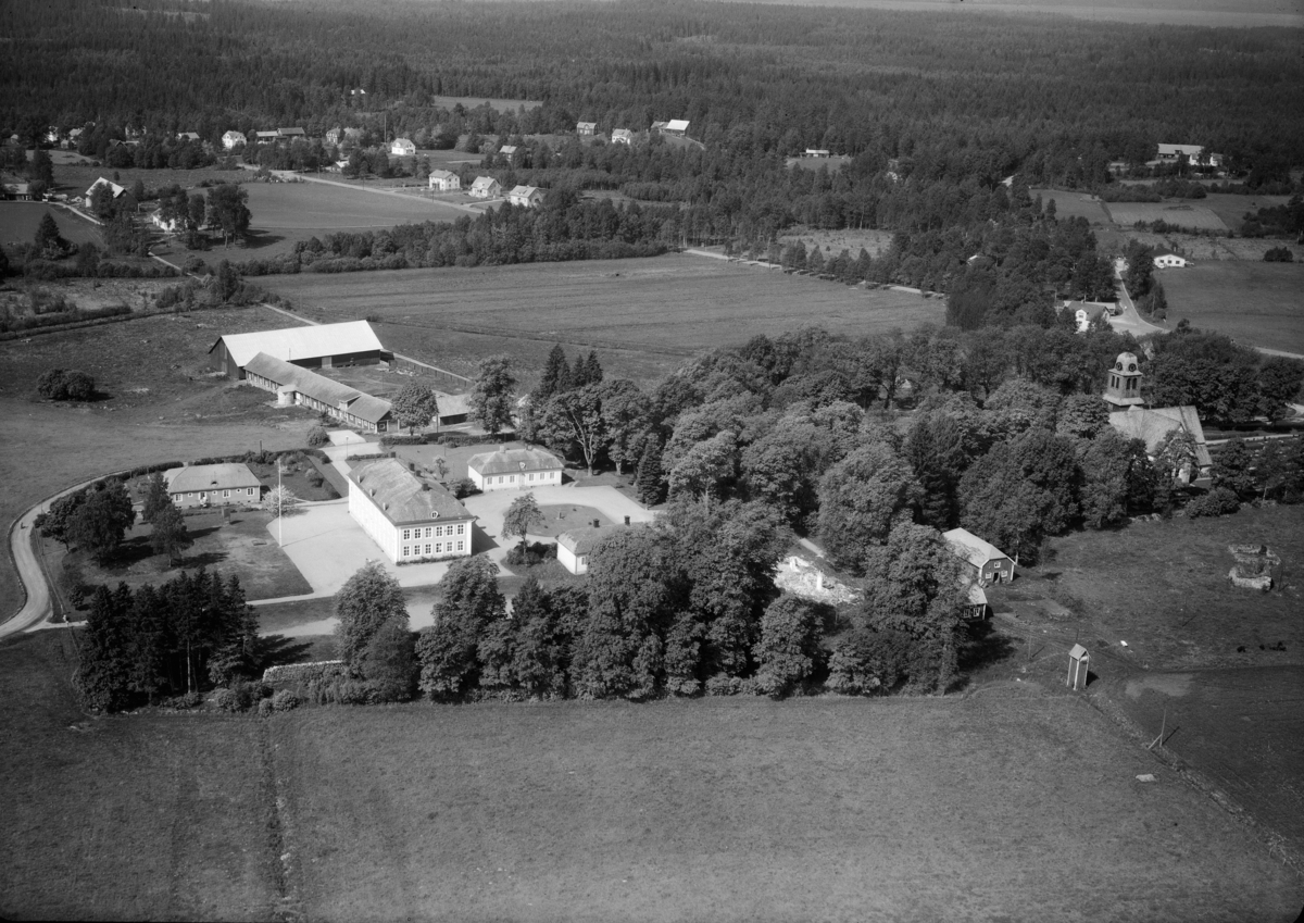 Flygfoto över Nydala i Värnamo kommun, Jönköpings län. Nr: 163/1960