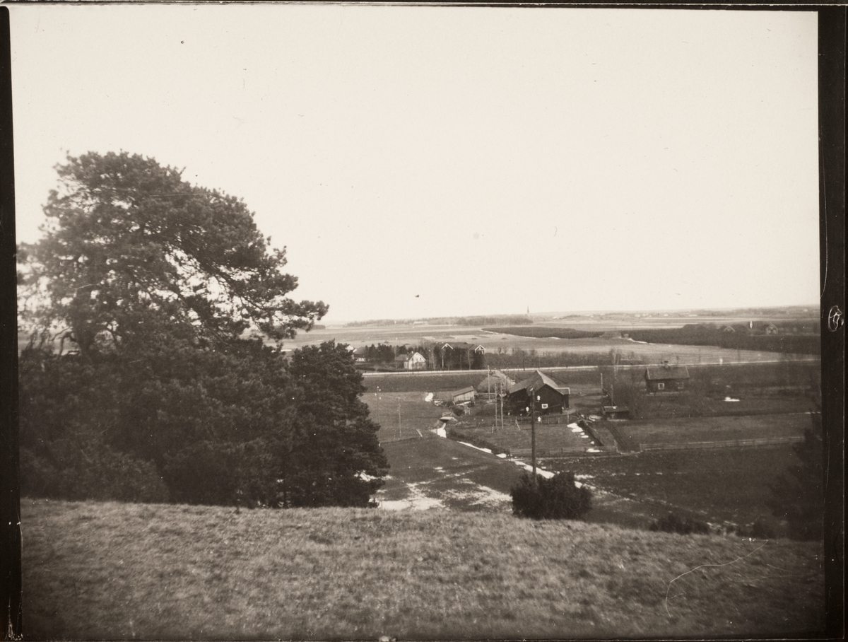 Utsikt från Tallbacken mot Vaksala, Uppsala 1928