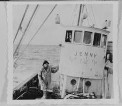 MK Jenny med to menn ombord ved Nordkapp, skipper Kristoffer