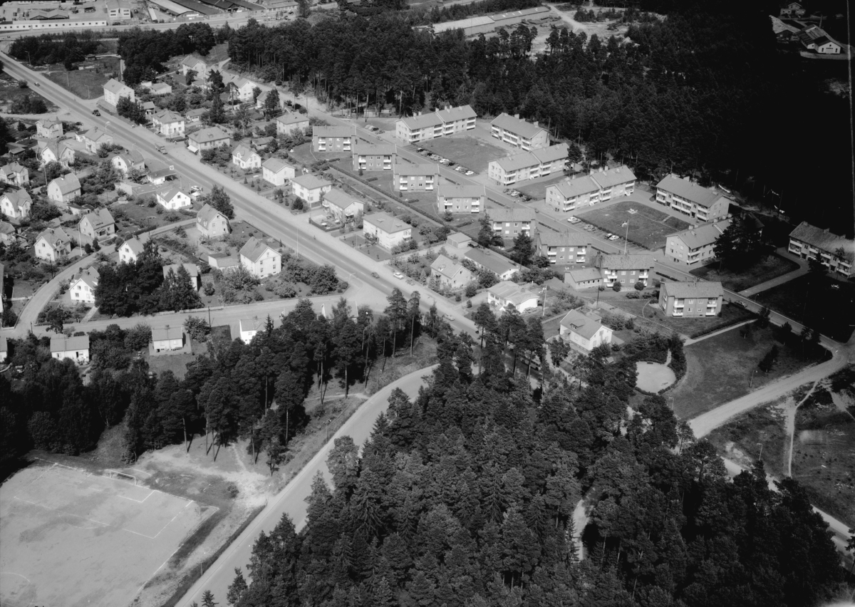 Flygfoto över Strömsholm i Jönköping. Nr 1065/1961