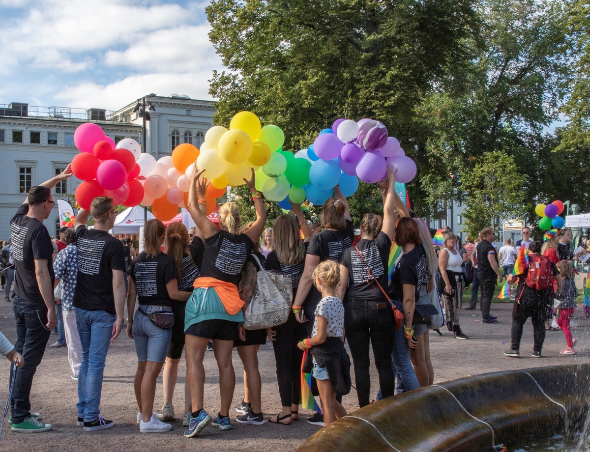 Prideveckan 2019-08-19 - 25 i Jönköping. Avslutningsfest.