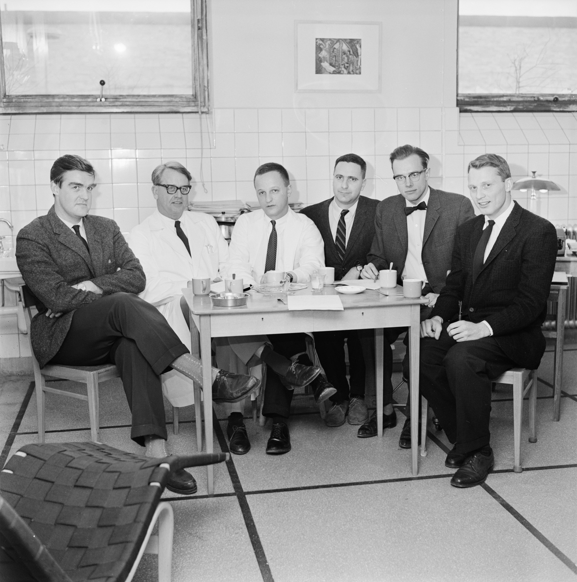 Akademiska sjukhuset, gynologiska kliniken, professor Gemzell, Uppsala, februari 1962