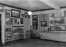 Utstillingen av Andreas Sylthe malerier januar 1940 ved Alex