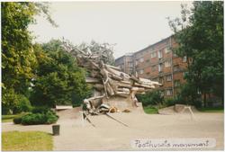 Monument ved posthuset i Gdańsk (1988)