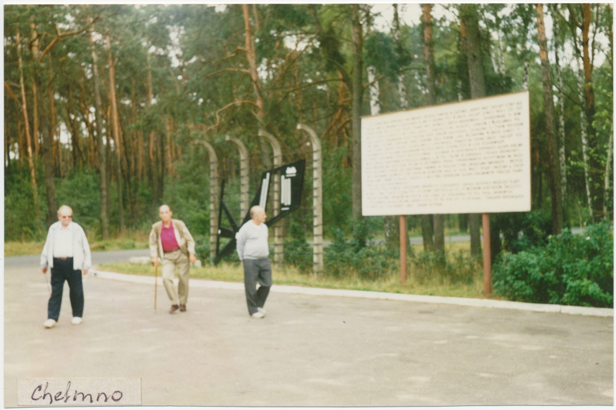 Fra den tidligere fangeleiren Chełmno i Polen 04.09.1988. Bildet er tatt under en tur som Foreningen av politiske fanger 1940-1945 arrangerte til Polen til 24.08.-08.09.1988,